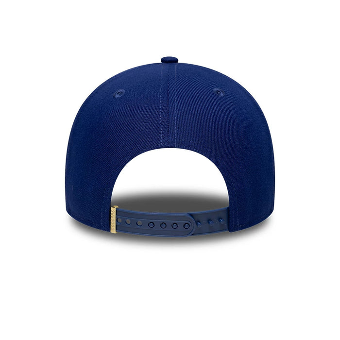 Pictured is this MLB Emblem LA Dodgers 9FORTY M-Crown A-Frame cap in dark blue. 5