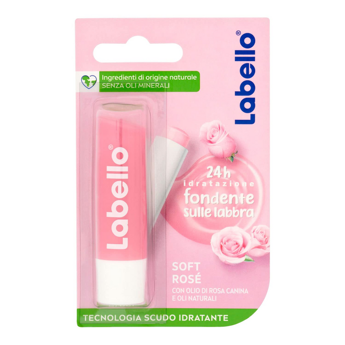 Labello 24h Moisture Lip Balm 4.8g - Soft Rose