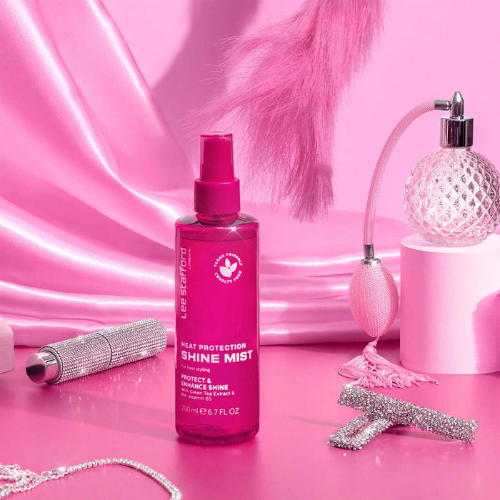 LEE STAFFORD Heat Protection Shine Mist - blizgesio suteikianti apsauga nuo karščio 200ml