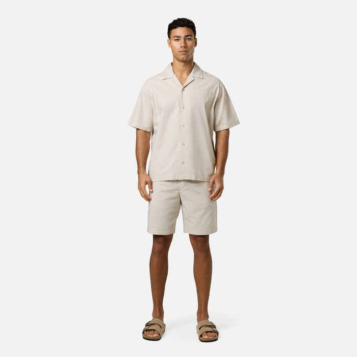 Linen Blend Shirt | Stone