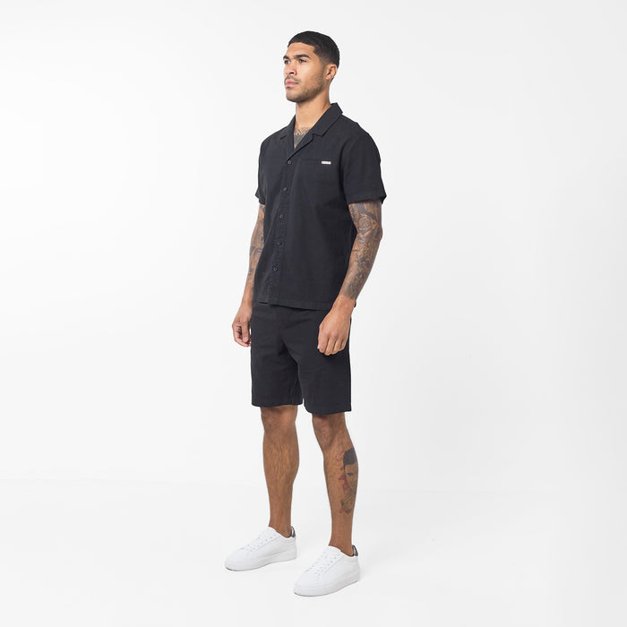 Linen Shirt | Black