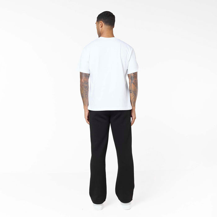 Loose Fit Open Hem Jogger | Black