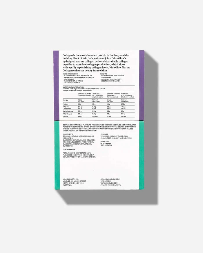 Mixed Natural Marine Collagen Trial Pack