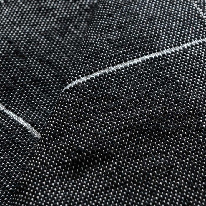 Moroccan Pom Pom Blanket - Black & Silver - Benisouk