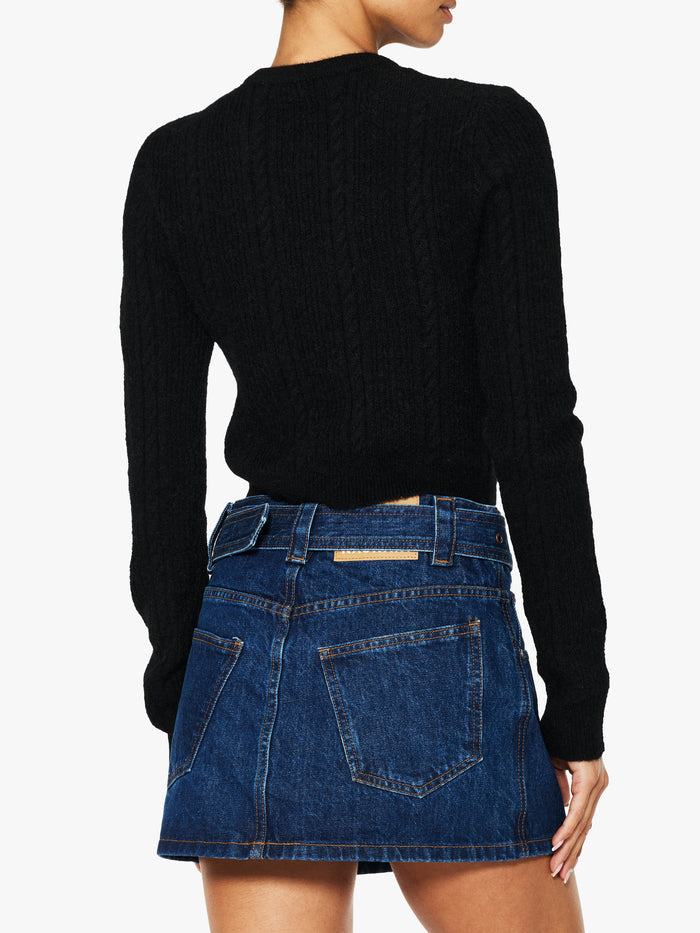 Nagnata Cable Knit Wool Cardigan