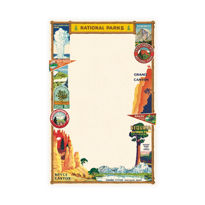 National Parks Notepad - Cavallini & Co.