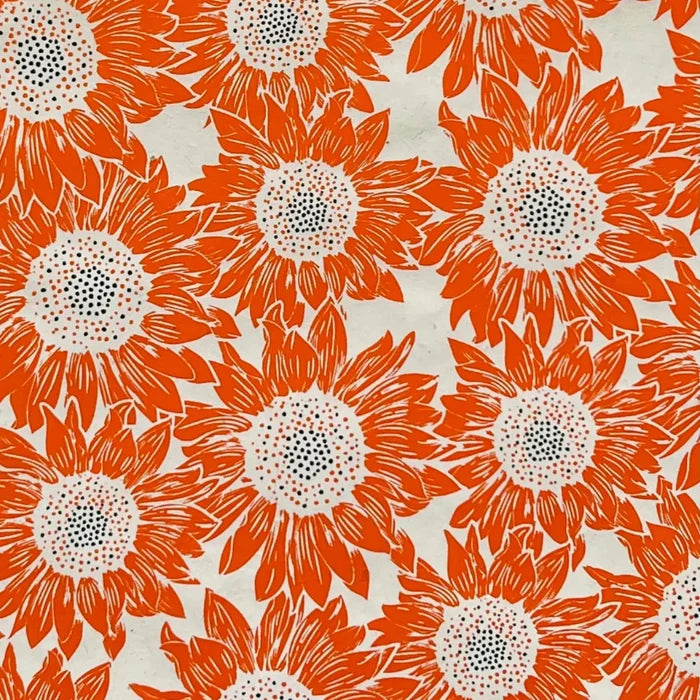 Nepali Paper Wrap Sheet - Sunflower