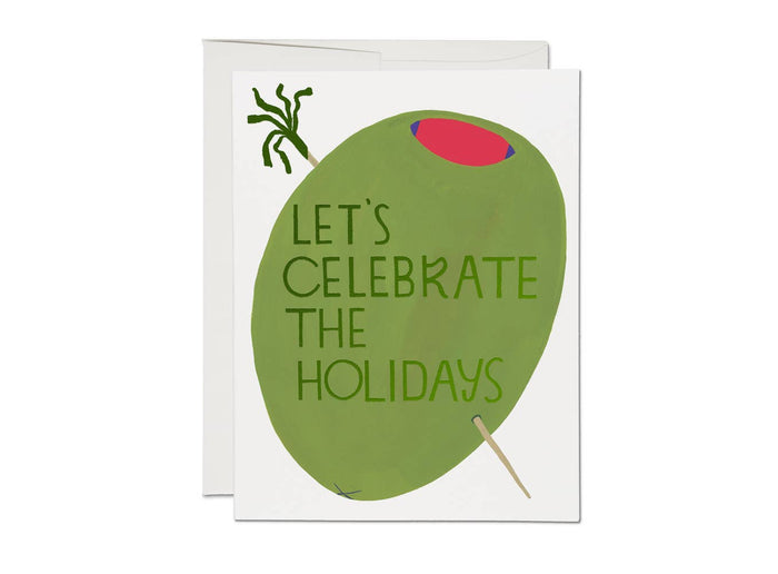 Olive Holidays holiday greeting card - by Carlyle Avenue