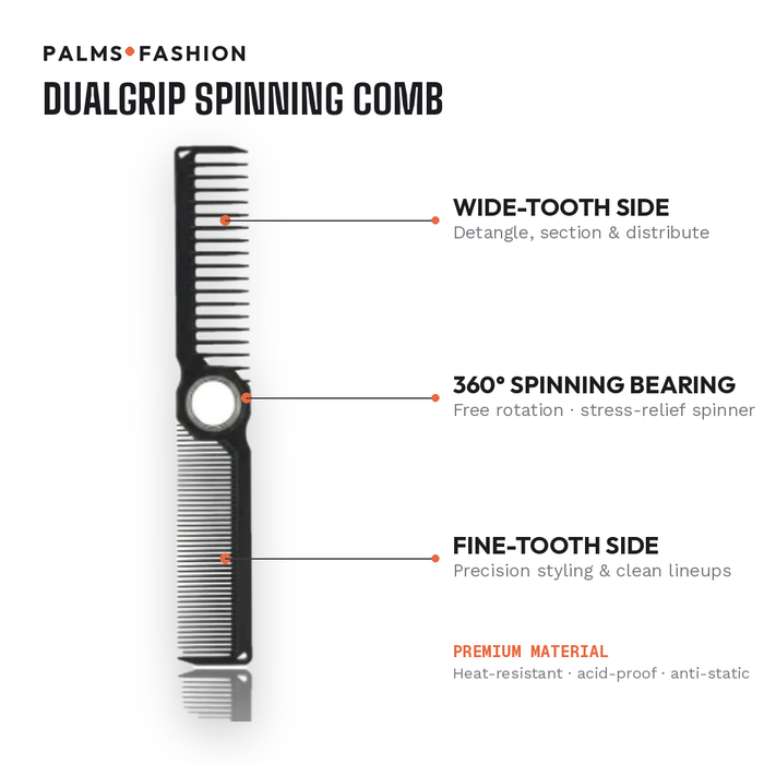 Palms Spinning Barber Dual Comb