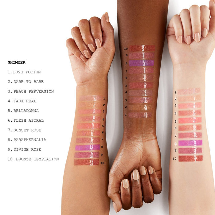 Pat McGrath Lust: Gloss Lip Gloss - Love Potion (Pale Pink Taupe with Iridescent Pearl)