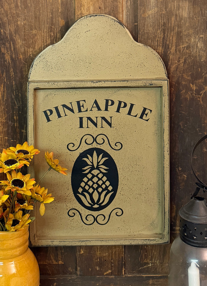 PEN-65 "Pineapple Inn" Framed Sign