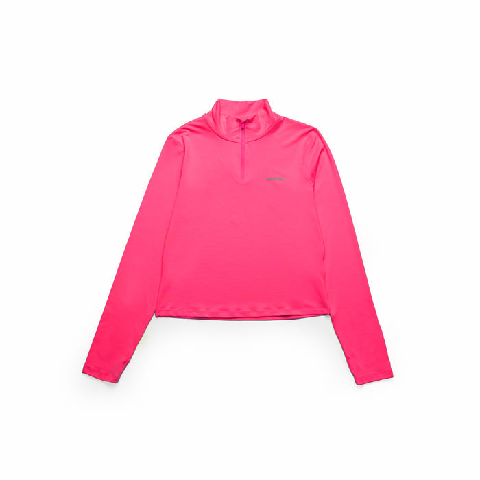 Performance 1/4 Zip Top | Bright Pink