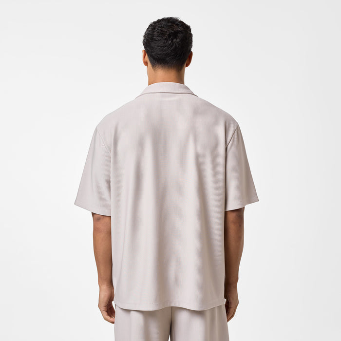 Pleated Shirt | Stone
