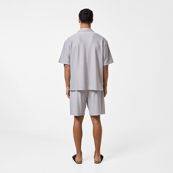 Pleated Short | Frost Grey