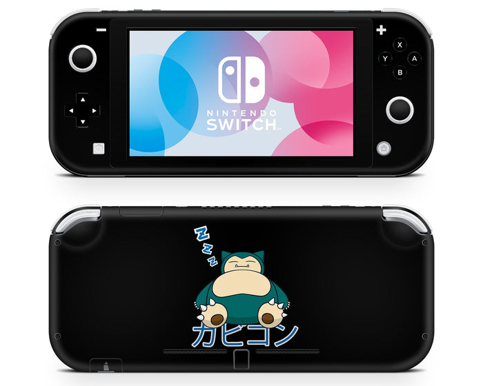 Anime Town Creations Nintendo Switch Lite Pokemon Snorlax Vinyl only Skins - Anime Pokemon Switch Lite Skin