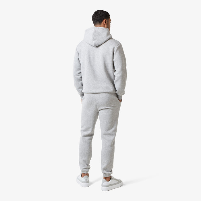 Relaxed Fit Signature Tracksuit | Grey Marl