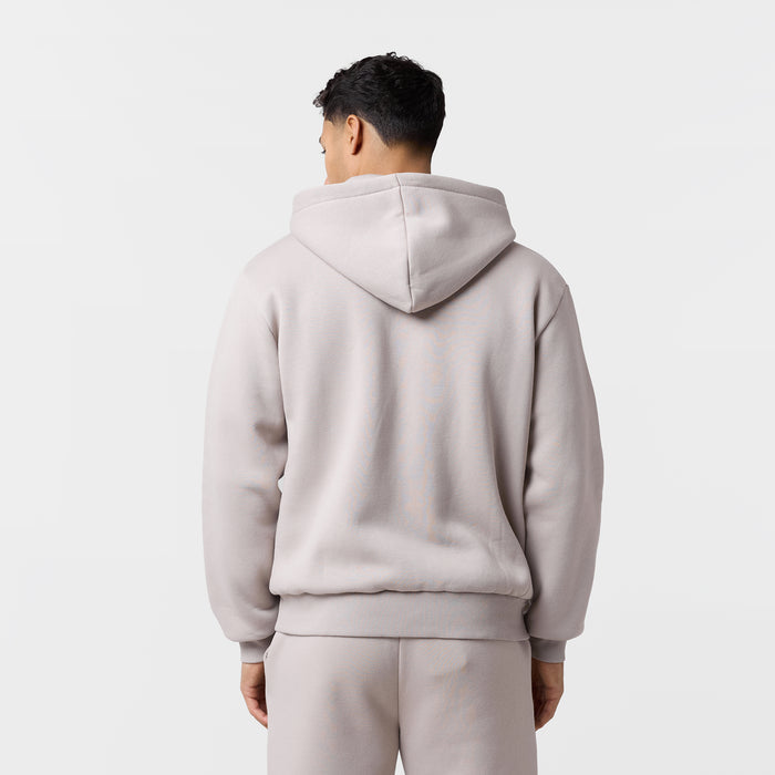 Relaxed Full Zip Hoodie | Sand
