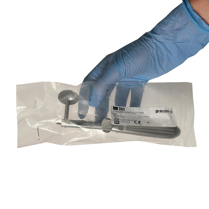 Ring Cutter in packaging being held