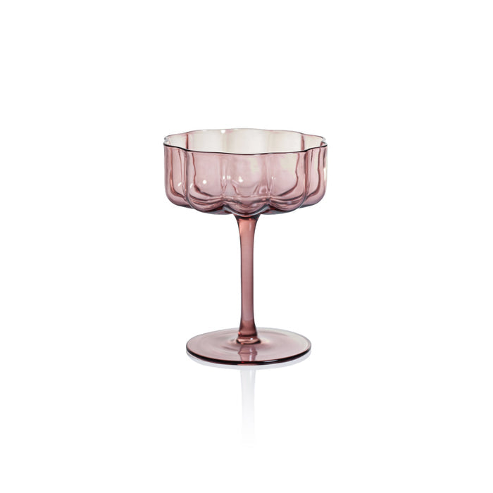 Rocco Handblown Coupe, Set of 4 - Drinkware Sets by Carlyle Avenue