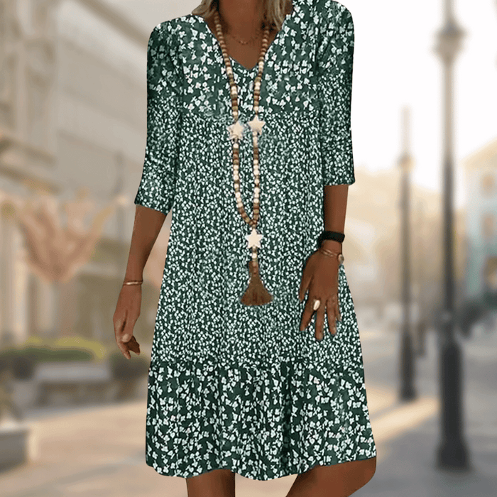SABRY - Elegant Printed Dress