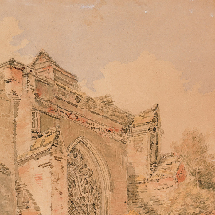 Saint Albans Abbey, Hertfordshire by Turner, 1789