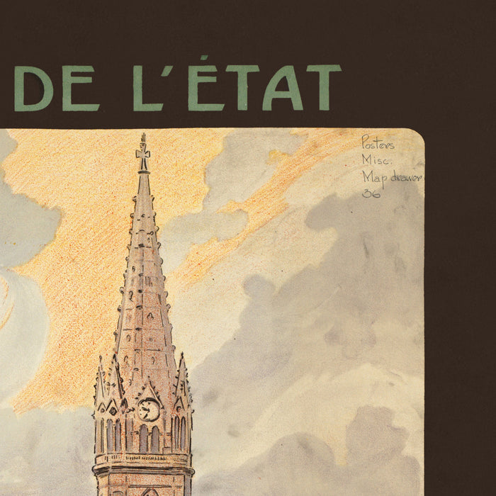 Saint-Malo Travel Poster: La Côte d’Émeraude by Maurice Toussaint