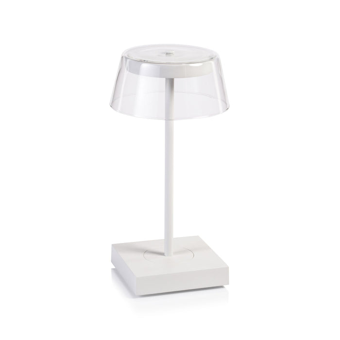 SARDINIA Rechargeable Table Light - Matt White - by Carlyle Avenue
