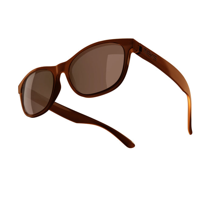 Single Vision / Solid Brown / None