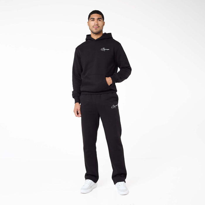 Signature Studios Open Hem Tracksuit | Black