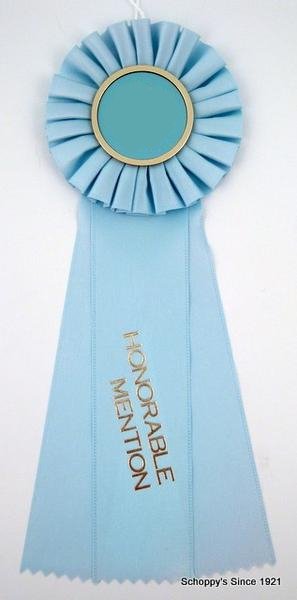Teal Honorable mention Ribbon