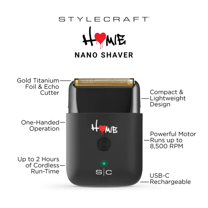 Stylecraft Pro Homie Nano Shaver Single Foil # SC817B