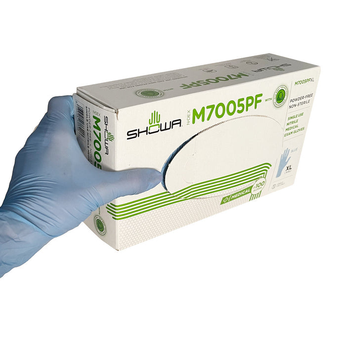 Nitrile Gloves Box of 100, in hand