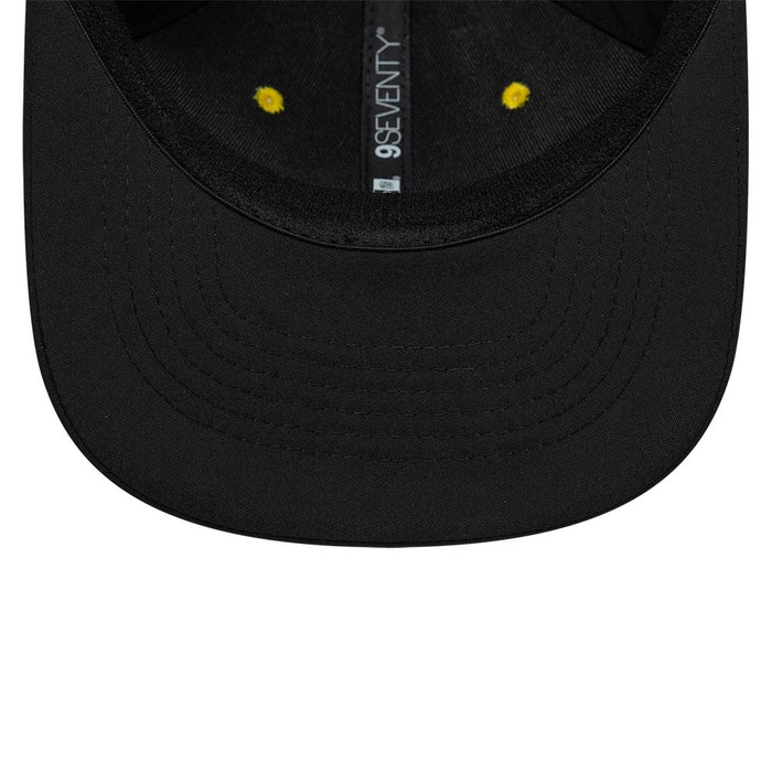 Pictured is this The Hundred 2026 Trent Rockets 9SEVENTY Stretch Snap Adjustable cap in black. 7