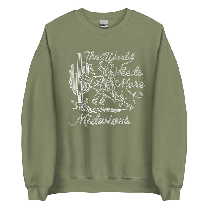 TWNM-Midwives Unisex Crewneck Dark Colors