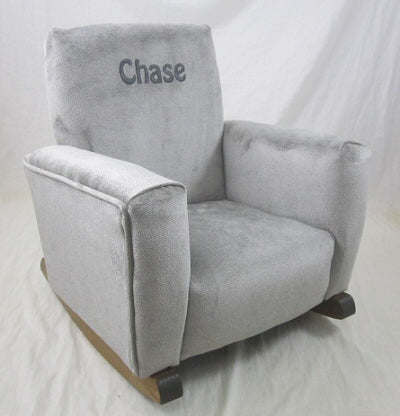 Upholstered Rocker Cape Cod Sail Boats