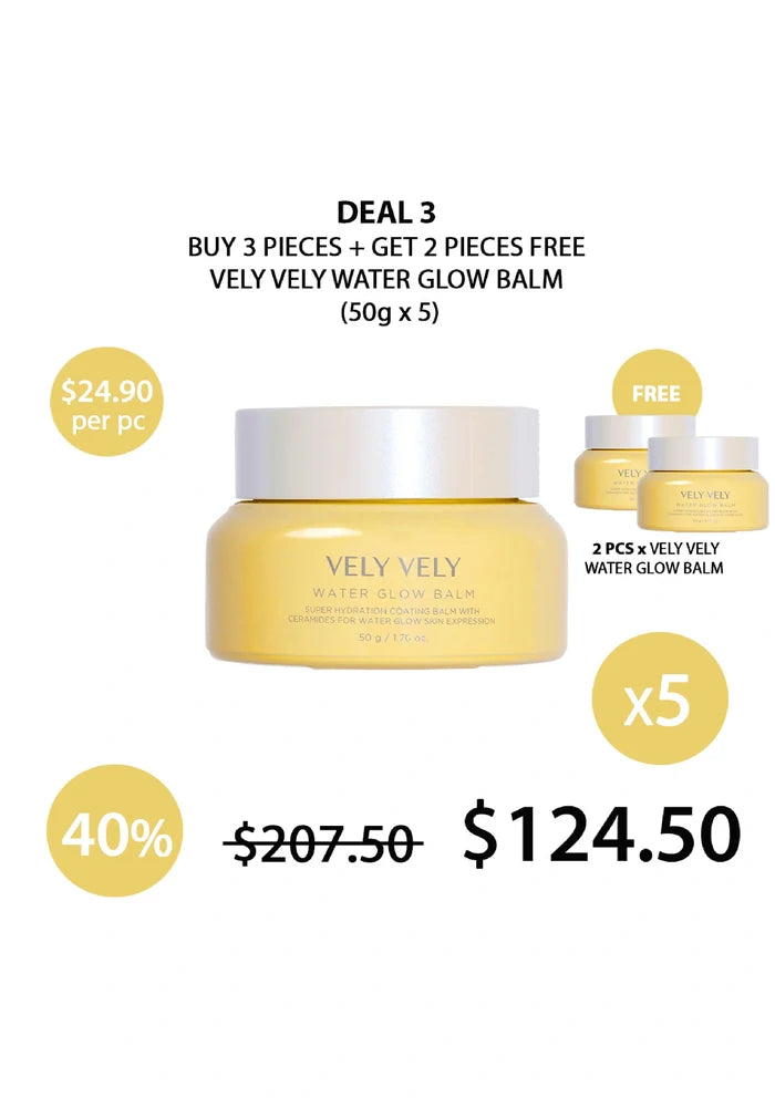 (BUY 3+2 FREE) VELY VELY WATER GLOW BALM
