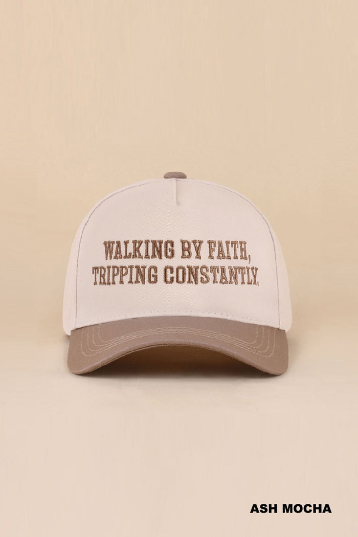 Walking by Faith Hat-Mocha