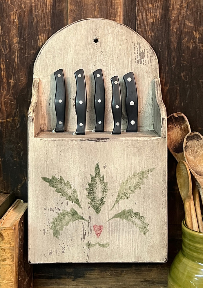 WD-06P Wooden Knife Box Holder