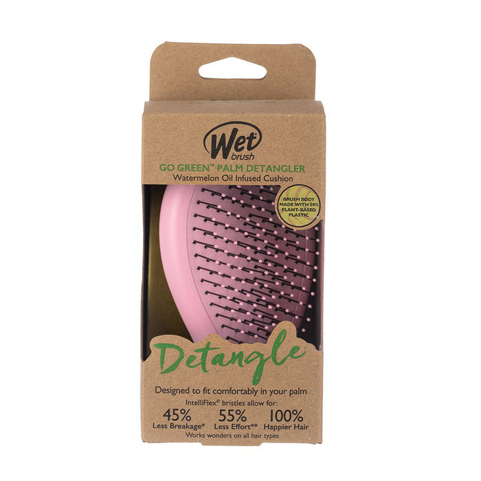 Wetbrush Go Green Palm plaukų šepetys - Watermelon Oil