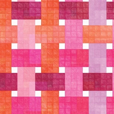Woven Candy - Pop and Plaids - Fat Quarter