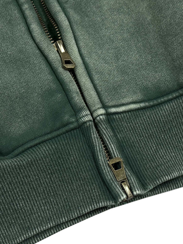 Zip-Up Fleece Hoodie