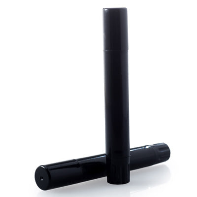 0.07 oz Black Slimline Lip Balm Tube & Cap Set
