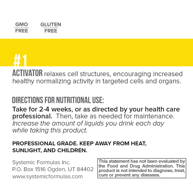1 Activator label information