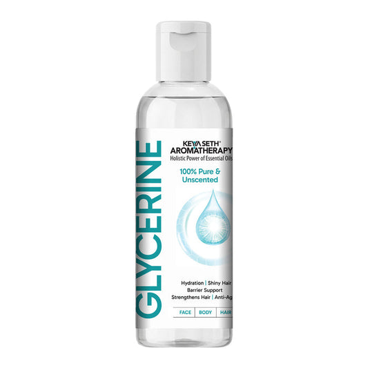 100% Pure & Unscented Glycerine for Face, Body & Hair – Deep Hydration, Moisturizing & Skin Barrier Support - Keya Seth Aromatherapy