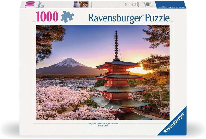 1000 Piece Jigsaw Puzzle - Mount Fuji Cherry Blossom View | Ravensburger