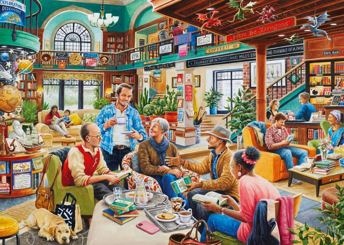 1000 Piece Jigsaw Puzzle - Turn The Page Bookclub | Ravensburger