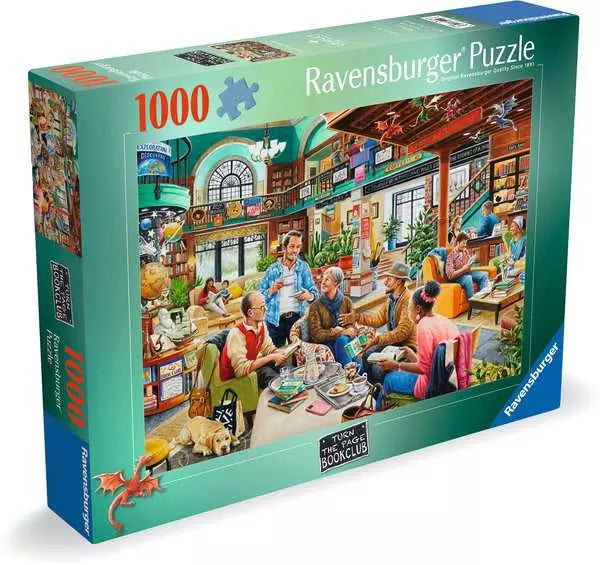 1000 Piece Jigsaw Puzzle - Turn The Page Bookclub | Ravensburger