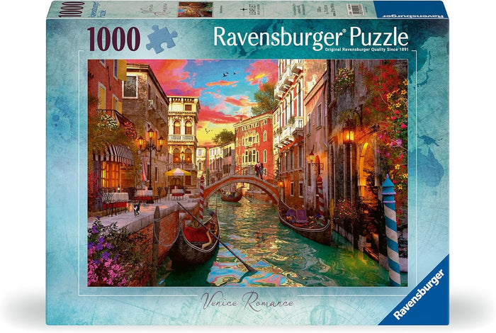 1000 Piece Jigsaw Puzzle - Venice Romance | Ravensburger