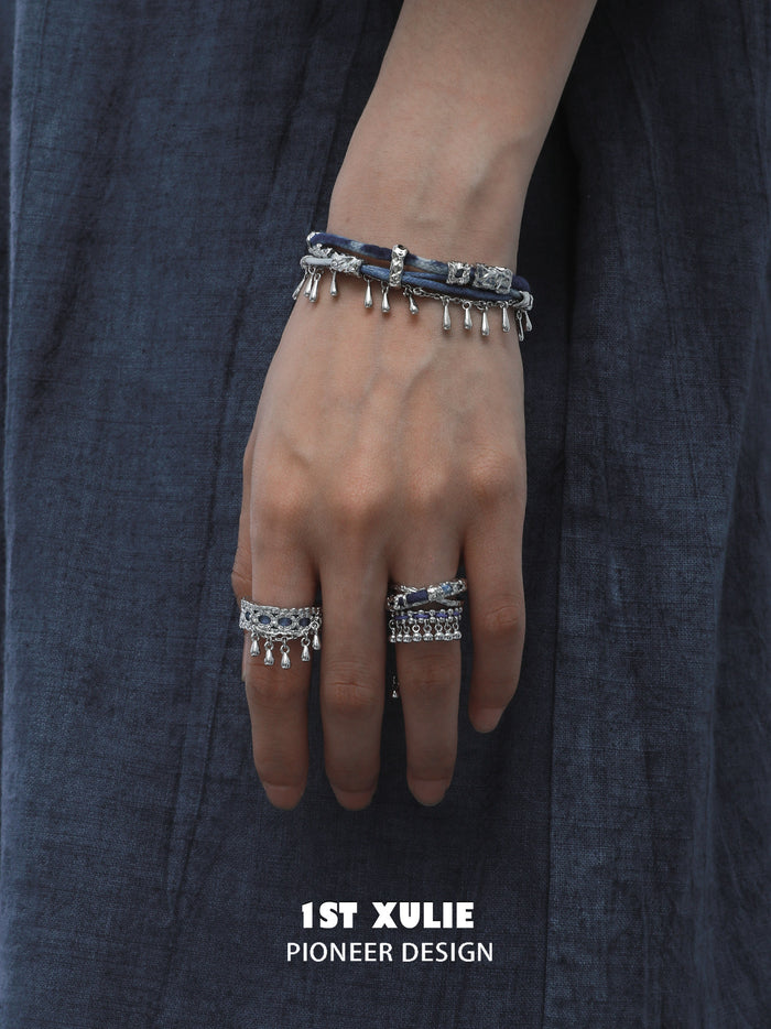 1STXULIE Superior Miao-style Niche Open Ring T5832