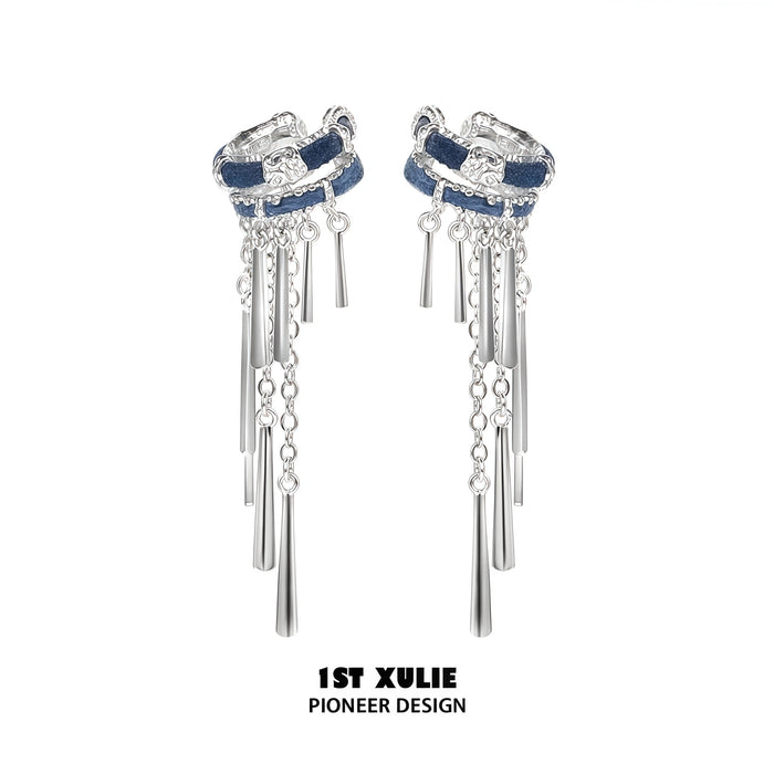1 Pair of Tassel Earrings